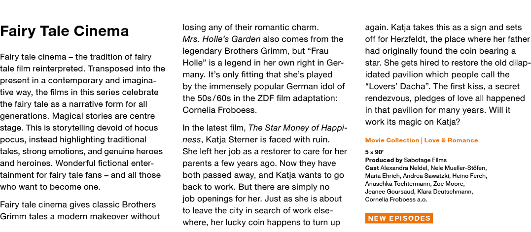 Fairy Tale Cinema Fairy tale cinema   the tradition of fairy tale film reinterpreted  Transposed into the present in    