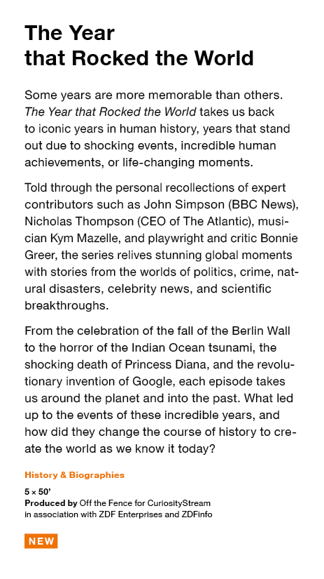 The Year that Rocked the World Some years are more memorable than others  The Year that Rocked the World takes us bac   