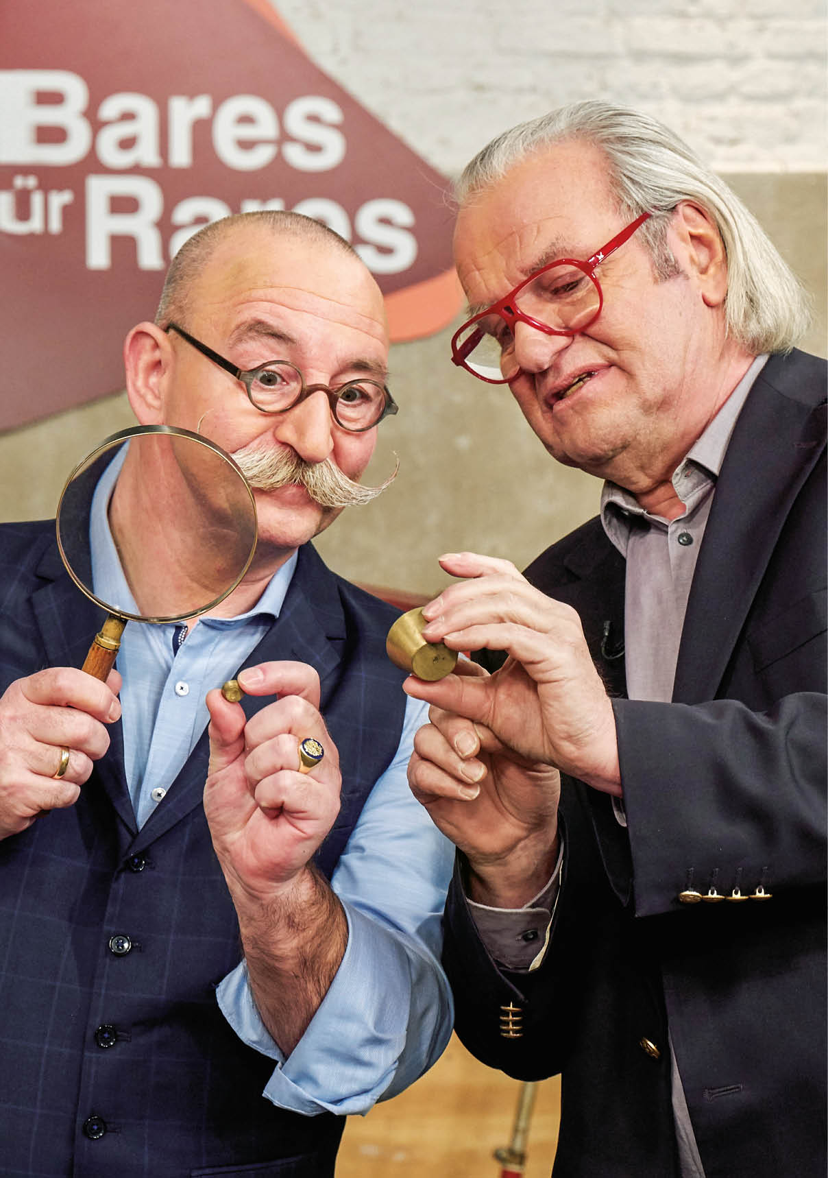 Die ZDF Show  Bares für Rares    Moderator Horst Lichter und Experte Albert Maier 
