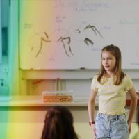 Gong - autism is a rainbow mind in a world of straight lines 