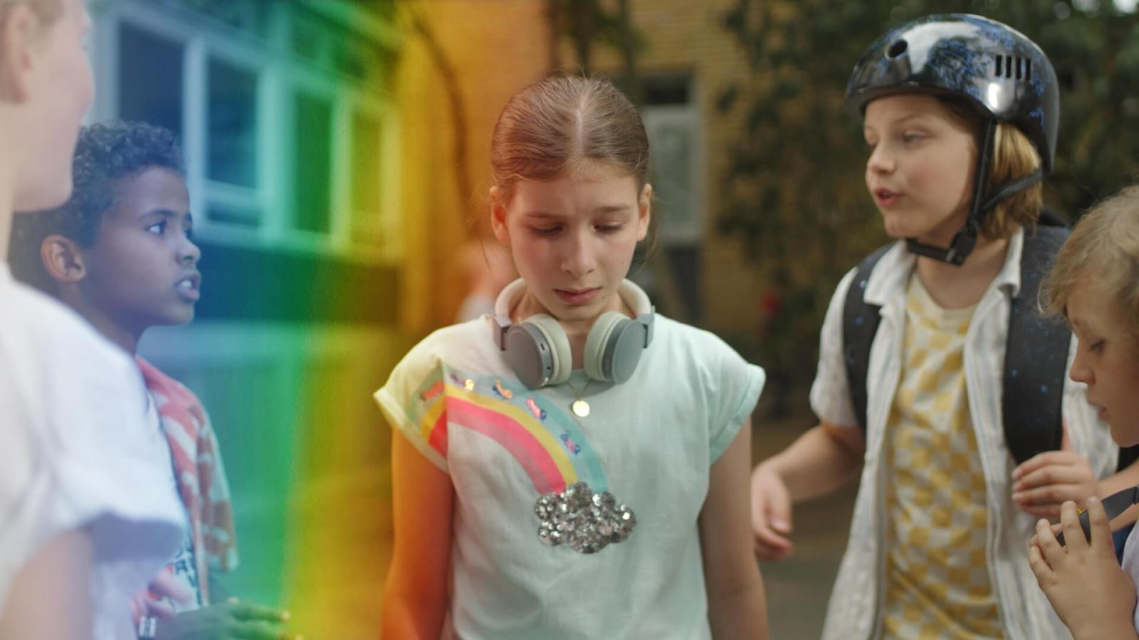 Gong - autism is a rainbow mind in a world of straight lines 