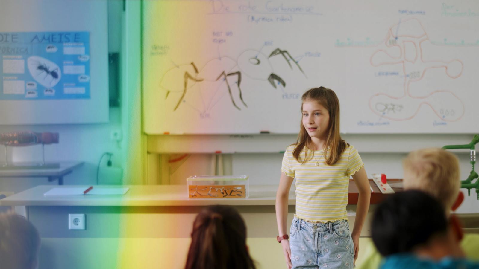 Gong - autism is a rainbow mind in a world of straight lines 