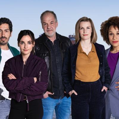 SOKO Hamburg (Luiz Viera dos Santos (Thiago Braga de Oliveira), Franzi Berger (Paula Schramm), Oskar Schütz (Marek Erhardt), Lena Testorp (Anna von Haebler), Ella Hansen (Oceana Mahlmann); © ZDF/Manju Sawhney