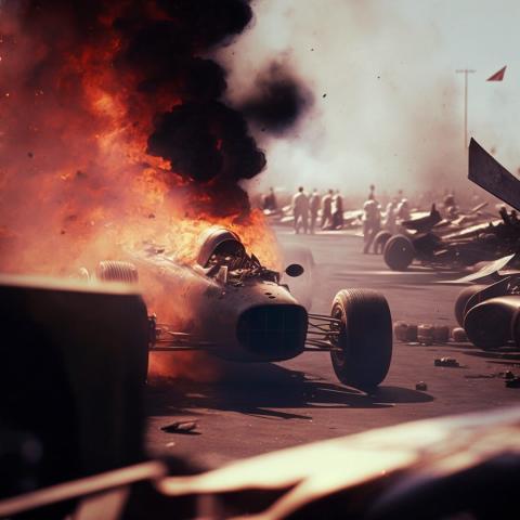 Juan Manuel Fangio - Accident