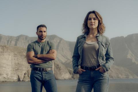 Weiss & Morales (Katia Fellin and Miguel Àngel Silvestre), photo by Fernando Torres