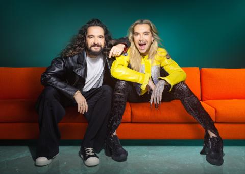 Tom & Bill Kaulitz (©ZDF+Rankin/Serviceplan München)